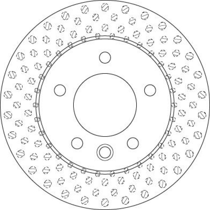 TRW Bremsscheibe Vorderachse DF6194S TRW Bremsscheibe Vorderachse DF6194S