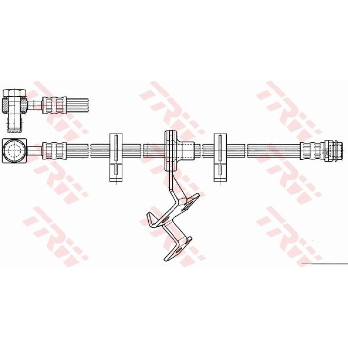 TRW Bremsschlauch PHD966 TRW Bremsschlauch PHD966