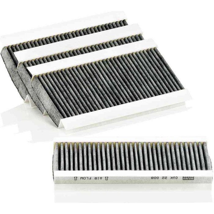 MANN-FILTER Innenraumfilter Aktivkohle CUK 22 008-4 MANN-FILTER Innenraumfilter Aktivkohle CUK 22 008-4
