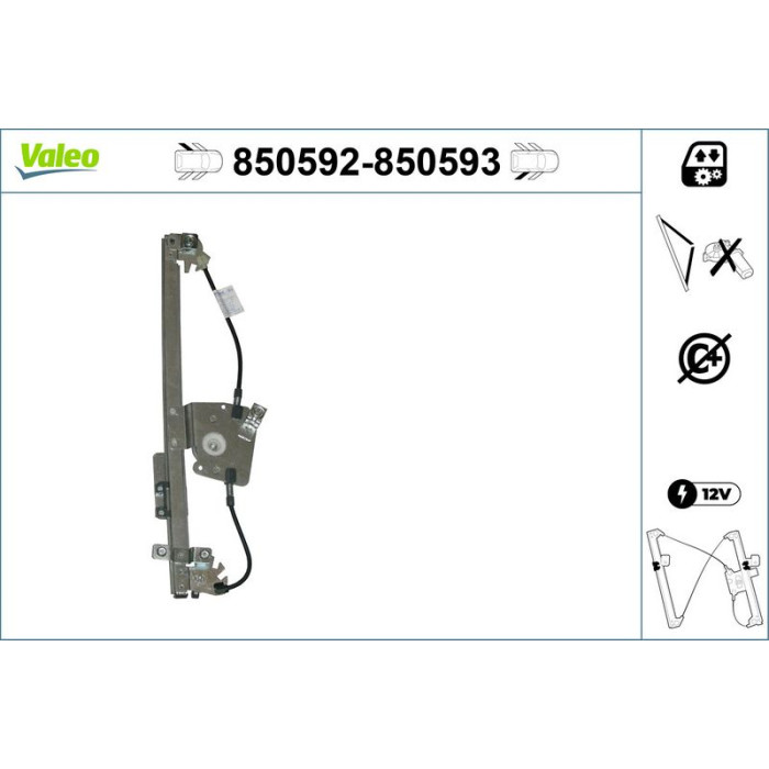 VALEO 850593 Fensterheber VALEO 850593 Fensterheber