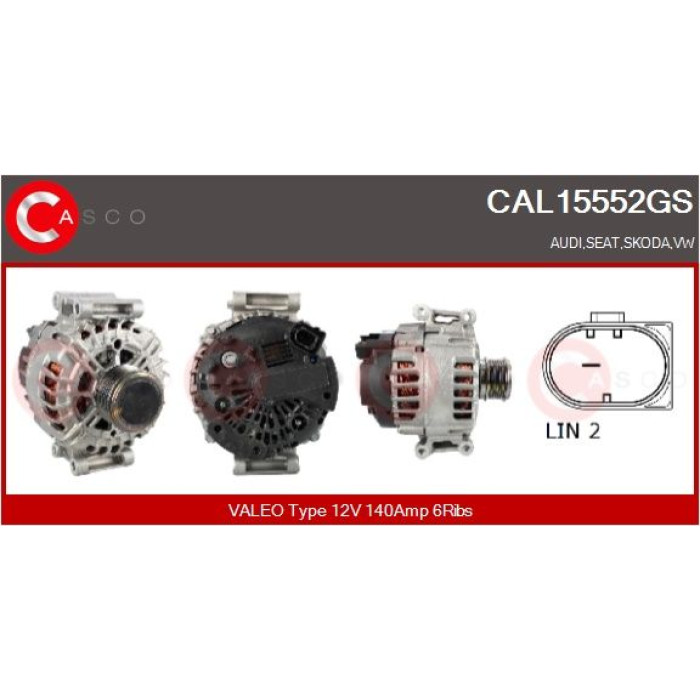 CASCO Generator CAL15552GS CASCO Generator CAL15552GS