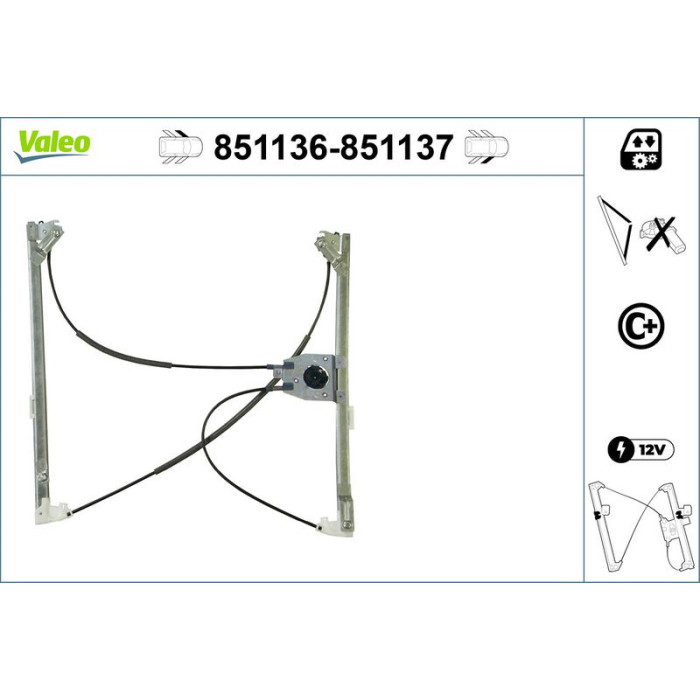 VALEO 851137 Fensterheber VALEO 851137 Fensterheber
