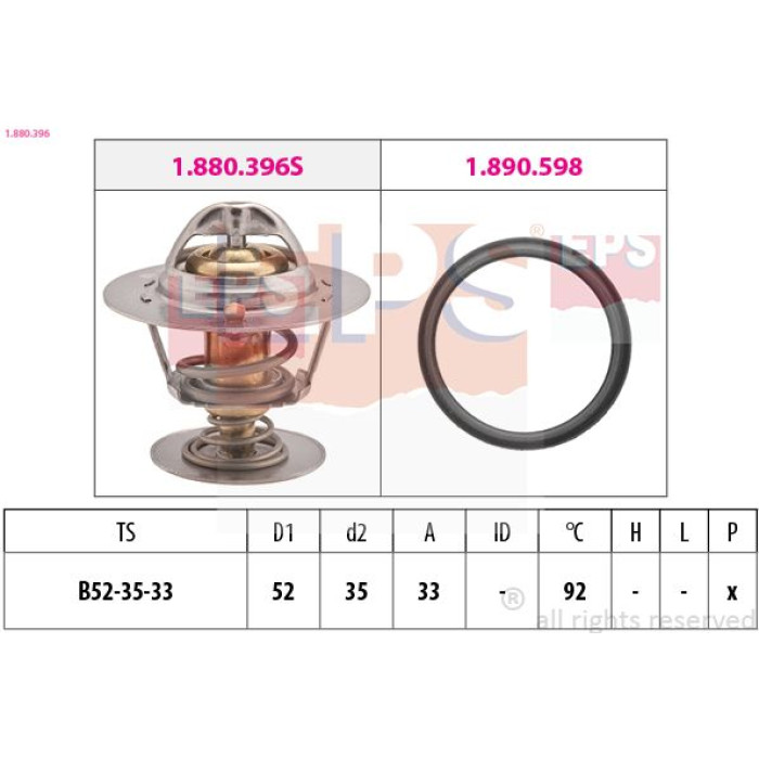 EPS Thermostat 1.880.396 EPS Thermostat 1.880.396