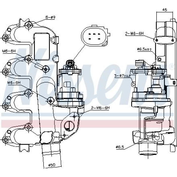 Nissens AGR-Ventil 98234 Nissens AGR-Ventil 98234