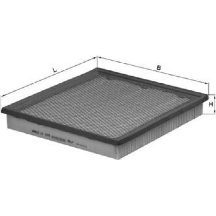 MAHLE Luftfilter LX 1273 MAHLE Luftfilter LX 1273