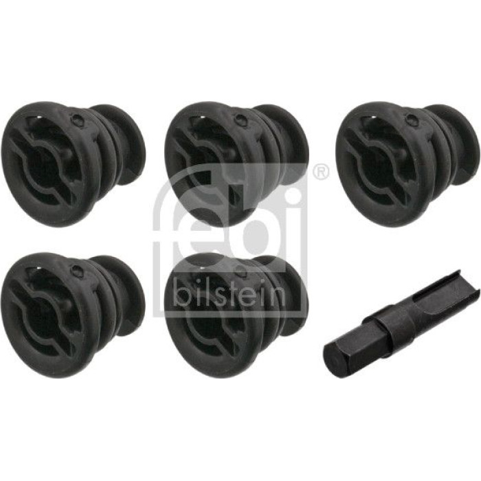febi bilstein 81369 Ölablassschraubensatz mit Spezial-Bit M14 x 1,5 – Gesamtlänge 80 mm, Kunststoff, OE 06L 103 801 S1 / 150.1440 S1 febi bilstein 81369 Ölablassschraubensatz mit Spezial-Bit M14 x 1,5 – Gesamtlänge 80 mm, Kunststoff, OE 06L 103 801 S1 / 150.1440 S1