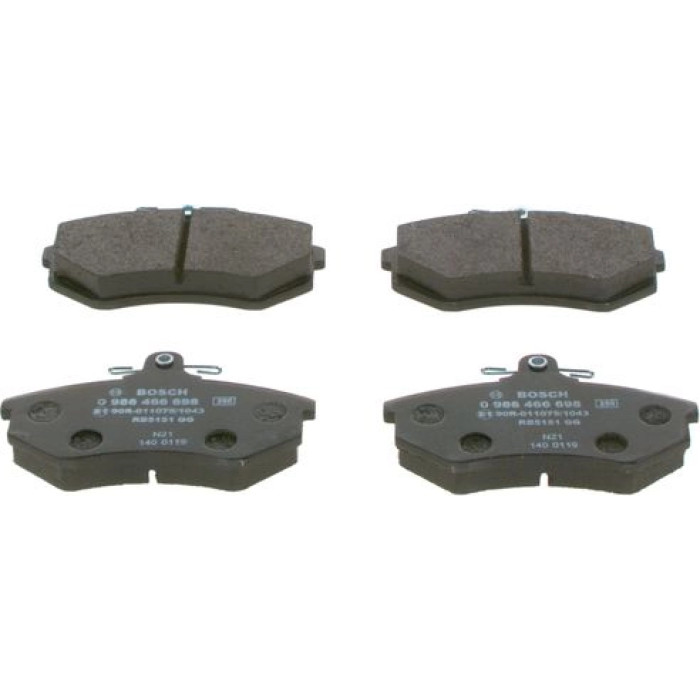 Bosch Bremsbelagsatz 0 986 466 698 Bosch Bremsbelagsatz 0 986 466 698