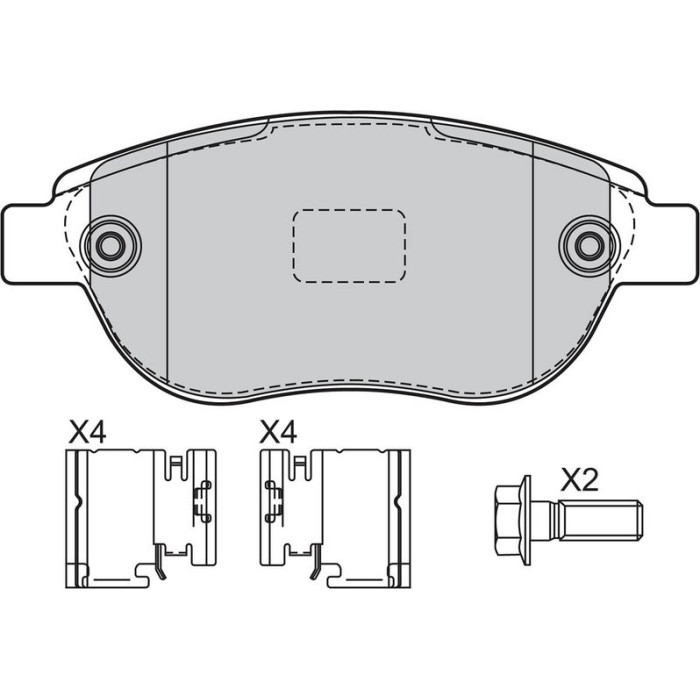 Valeo Bremsbelagsatz 601465