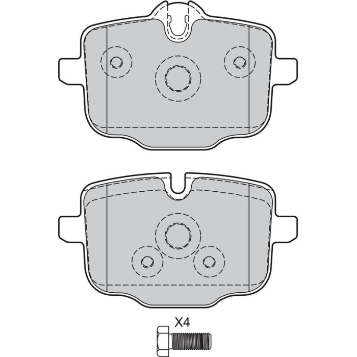 Valeo Bremsbelagsatz 601369 Valeo Bremsbelagsatz 601369