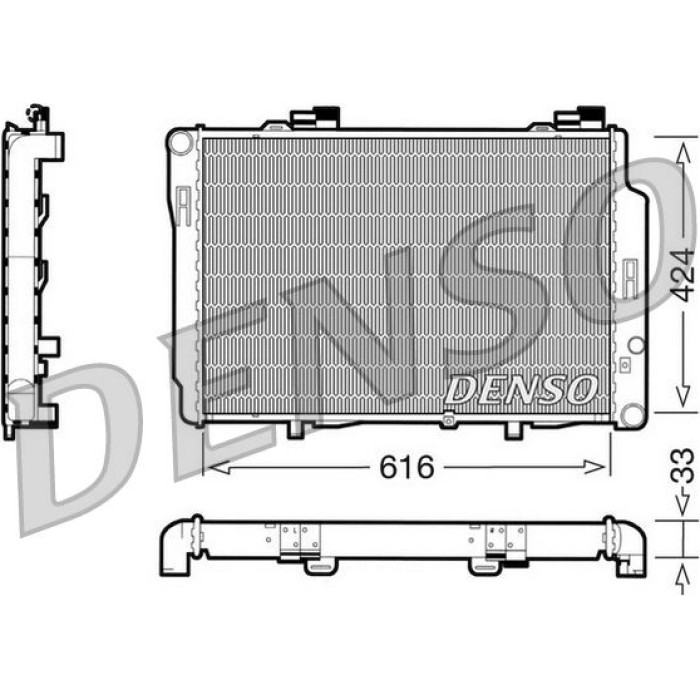 Denso Motorkühler DRM17070 Denso Motorkühler DRM17070