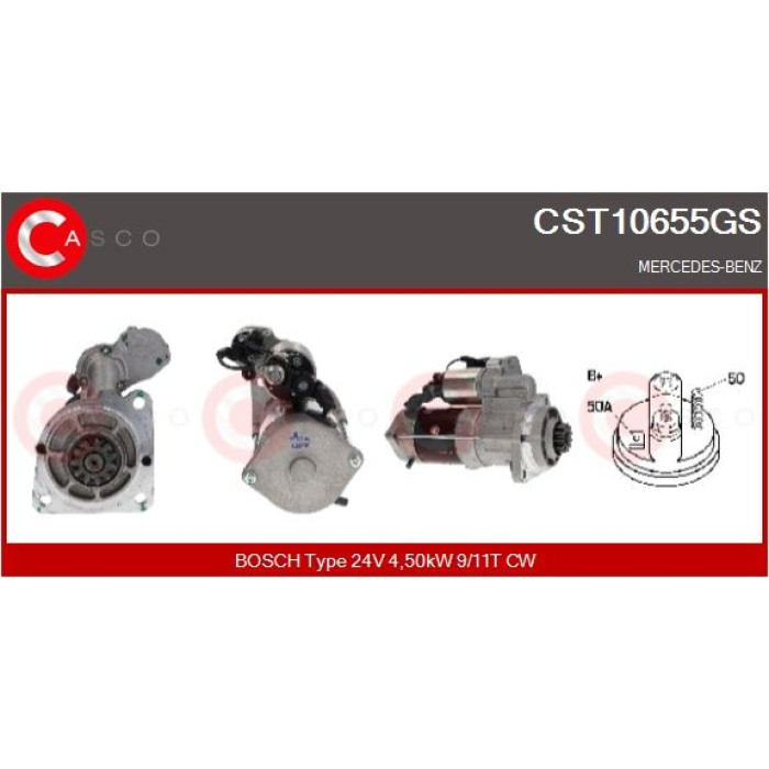 CASCO Anlasser CST10655GS CASCO Anlasser CST10655GS