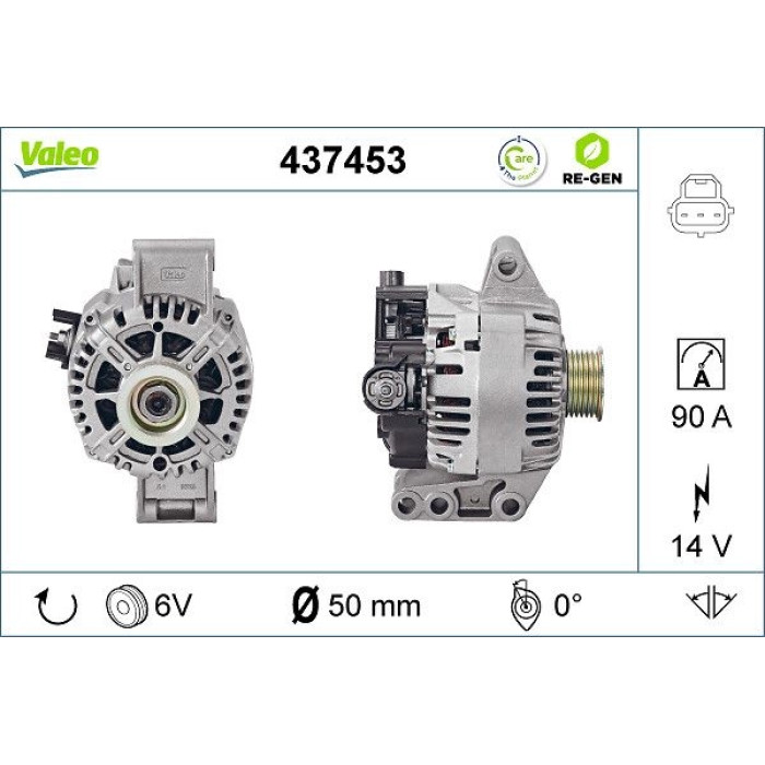 Valeo Lichtmaschine 437453 Valeo Lichtmaschine 437453