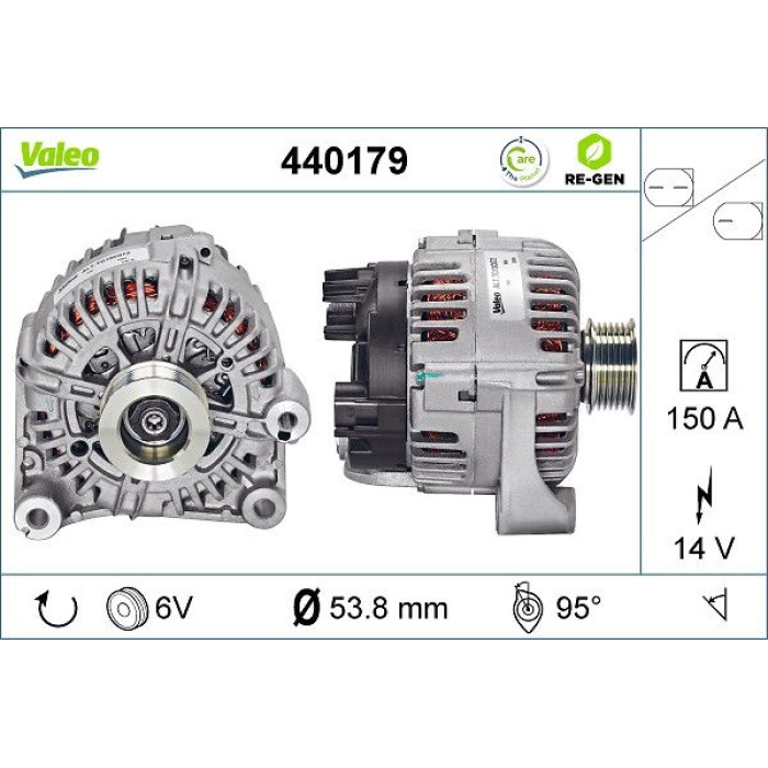 Valeo Lichtmaschine 440179 Valeo Lichtmaschine 440179