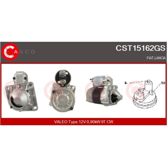 CASCO Anlasser CST15162GS CASCO Anlasser CST15162GS