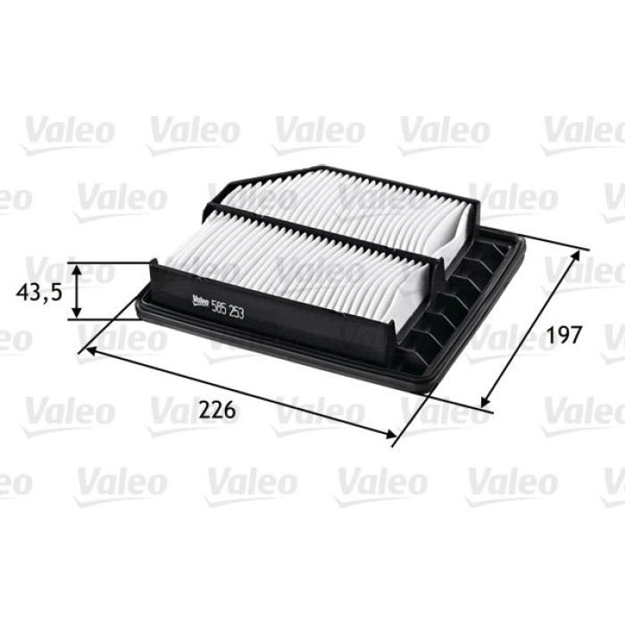 Valeo Luftfilter 585253