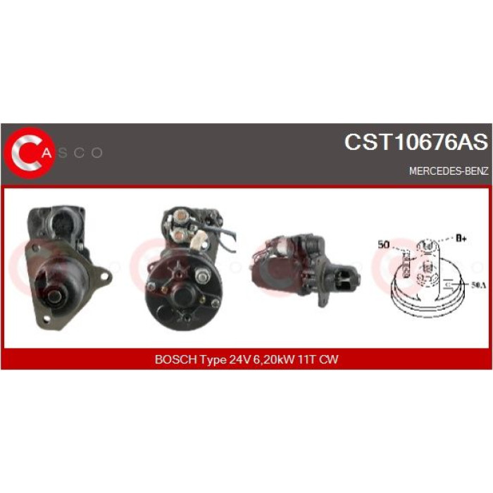 CASCO Anlasser CST10676AS