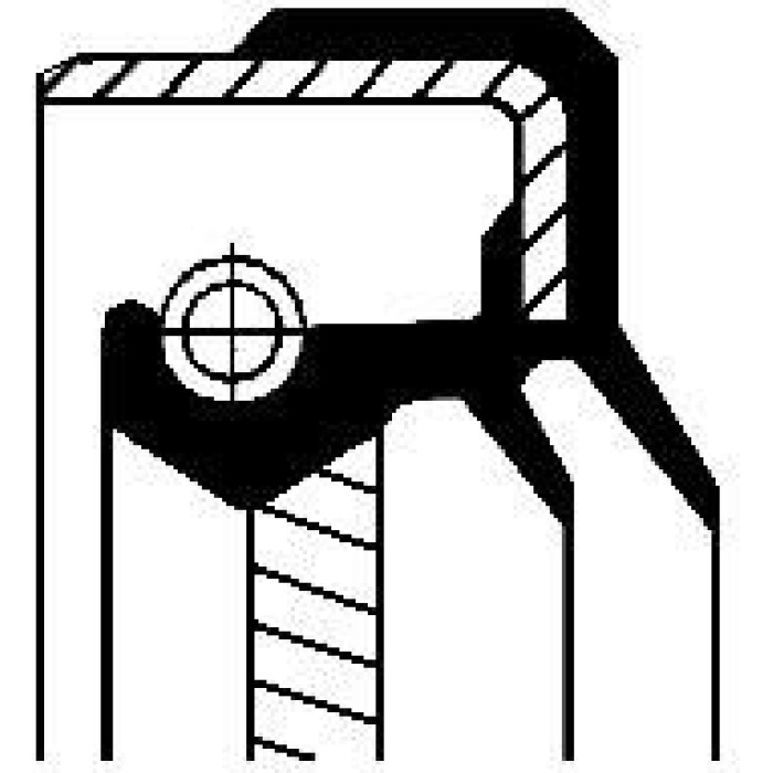 Corteco Verteilergetriebe-Wellendichtring 01034860B Corteco Verteilergetriebe-Wellendichtring 01034860B