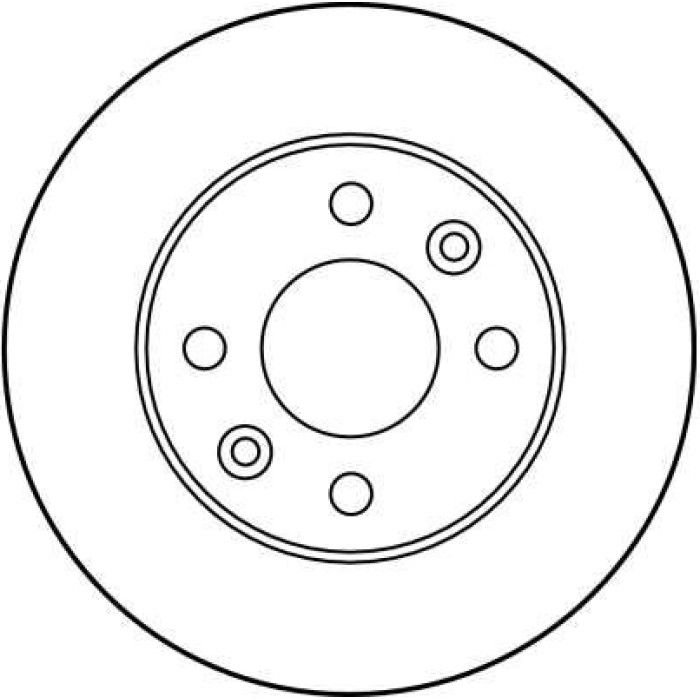 TRW Bremsscheibe Renault Clio/Rapid/Twingo 85-07 DF1015 TRW Bremsscheibe Renault Clio/Rapid/Twingo 85-07 DF1015