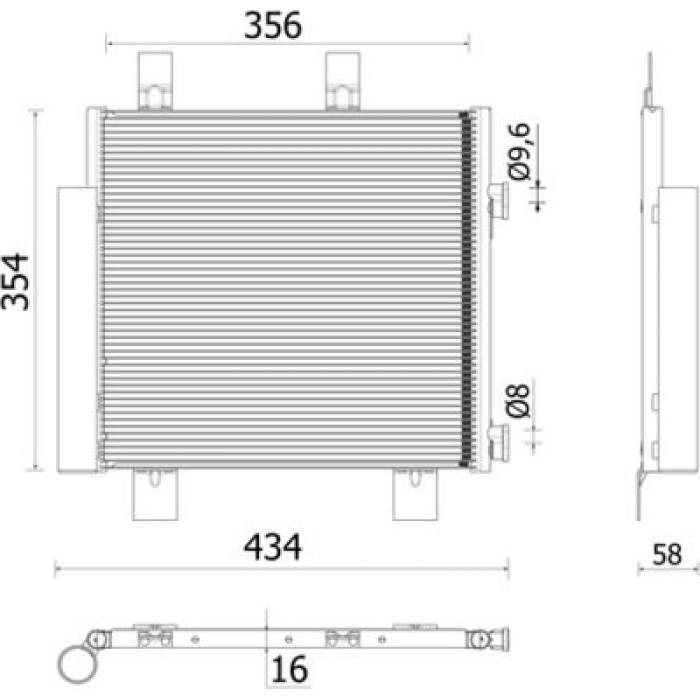 MAHLE Kondensator, Klimaanlage AC 899 000P MAHLE Kondensator, Klimaanlage AC 899 000P