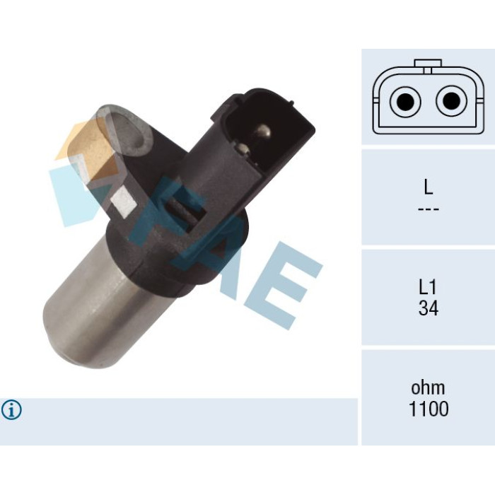 FAE Sensor, Raddrehzahl 78204 FAE Sensor, Raddrehzahl 78204