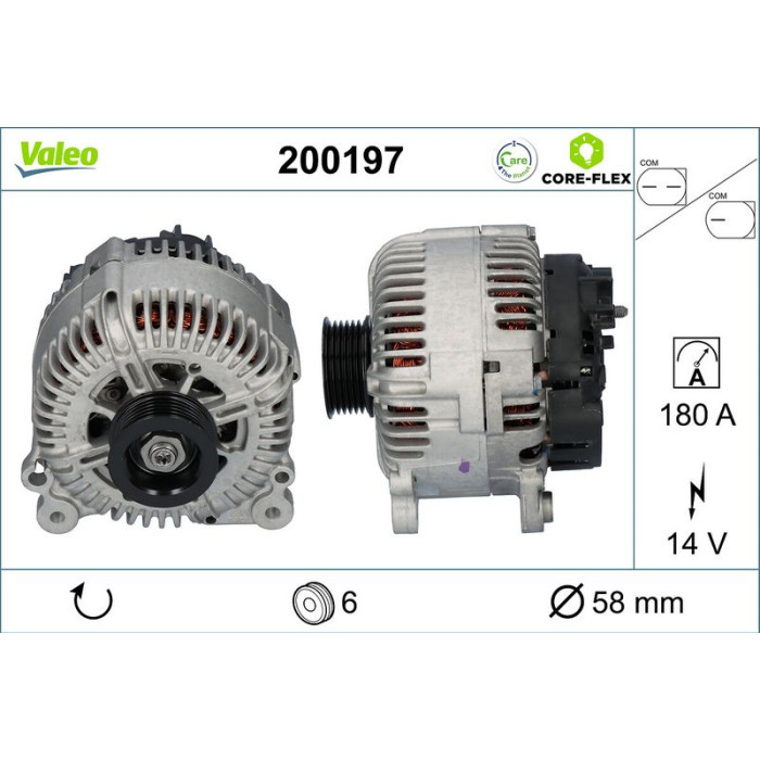 200197 Valeo Lichtmaschine 200197 200197 Valeo Lichtmaschine 200197