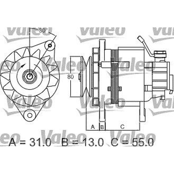 Valeo Lichtmaschine 437148 Valeo Lichtmaschine 437148