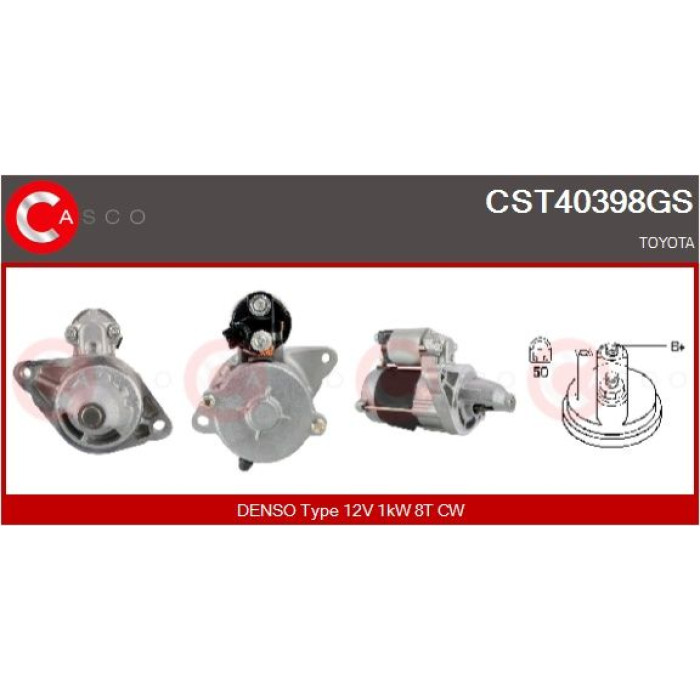 CASCO Anlasser CST40398GS CASCO Anlasser CST40398GS