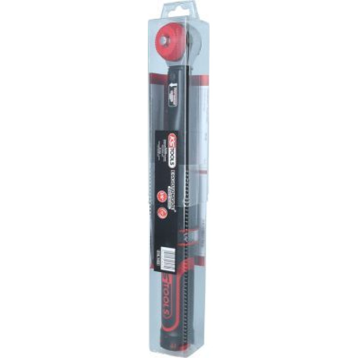 KS TOOLS ERGOTORQUE®Präzisions-Drehmomentschlüssel mit Ratschenkopf mit Drehknopfverstellung 516.1422
