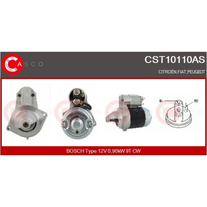 CASCO Anlasser CST10110AS CASCO Anlasser CST10110AS