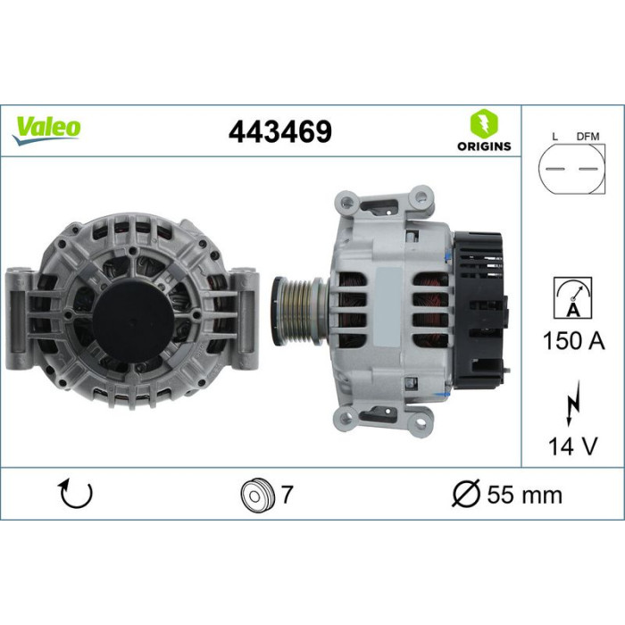 Valeo Lichtmaschine 443469 Valeo Lichtmaschine 443469