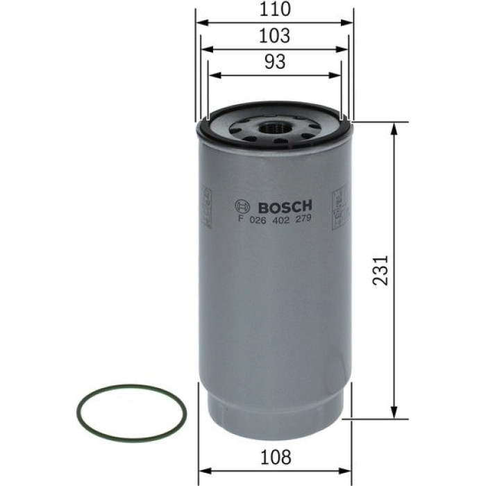 F 026 402 279 Bosch Kraftstofffilterbox F 026 402 279 F 026 402 279 Bosch Kraftstofffilterbox F 026 402 279
