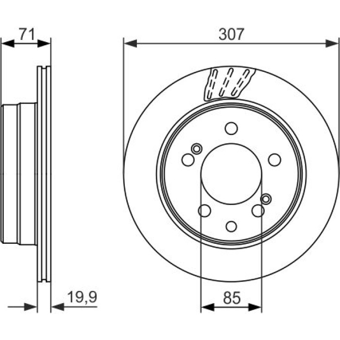 Bosch Bremsscheibe 0 986 479 665 Bosch Bremsscheibe 0 986 479 665