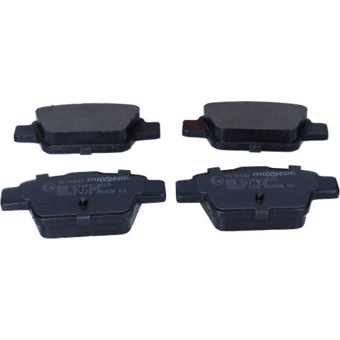 MAXGEAR Bremsbelagsatz 19-0442 Fiat Stilo/Bravo/Mito ohne Sensoren MAXGEAR Bremsbelagsatz 19-0442 Fiat Stilo/Bravo/Mito ohne Sensoren