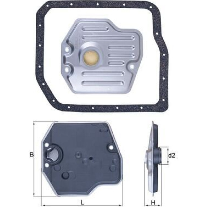 MAHLE Hydraulikfilter, Automatikgetriebe HX 245D MAHLE Hydraulikfilter, Automatikgetriebe HX 245D