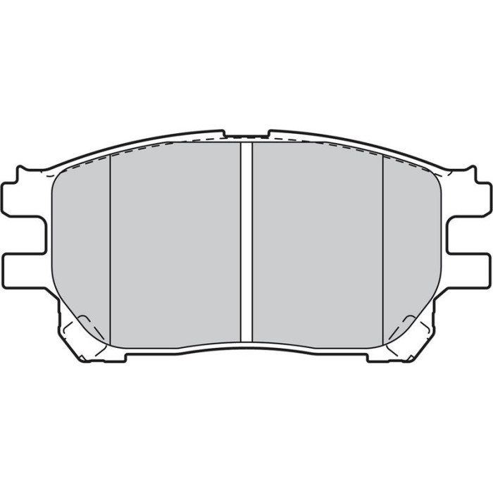 Valeo Bremsbelagsatz 598710 Valeo Bremsbelagsatz 598710