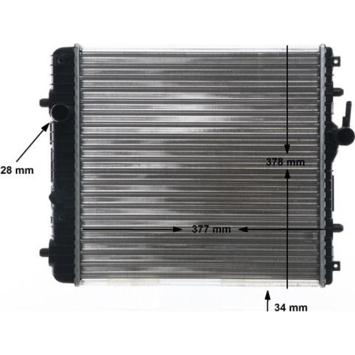 MAHLE Kühler, Motorkühlung CR 837 001S MAHLE Kühler, Motorkühlung CR 837 001S