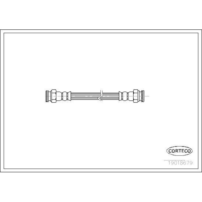 Corteco Bremsschlauch 19018679