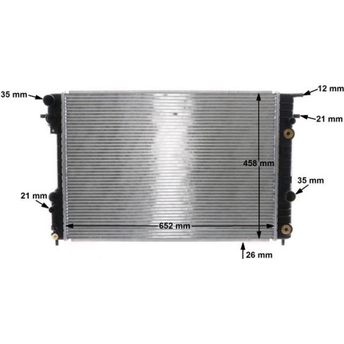 MAHLE Kühler, Motorkühlung CR 561 000S MAHLE Kühler, Motorkühlung CR 561 000S