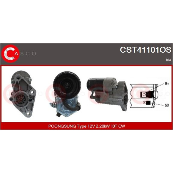 CASCO Anlasser CST41101OS CASCO Anlasser CST41101OS