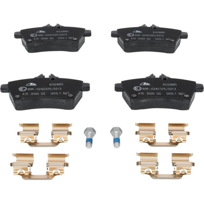 ATE Bremsbelagsatz Mercedes-Benz Vorderachse W169 1.5/2.0 dCi 04-12 13.0460-2885.2