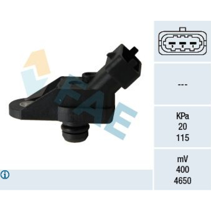 FAE Sensor, Saugrohrdruck 15059 FAE Sensor, Saugrohrdruck 15059