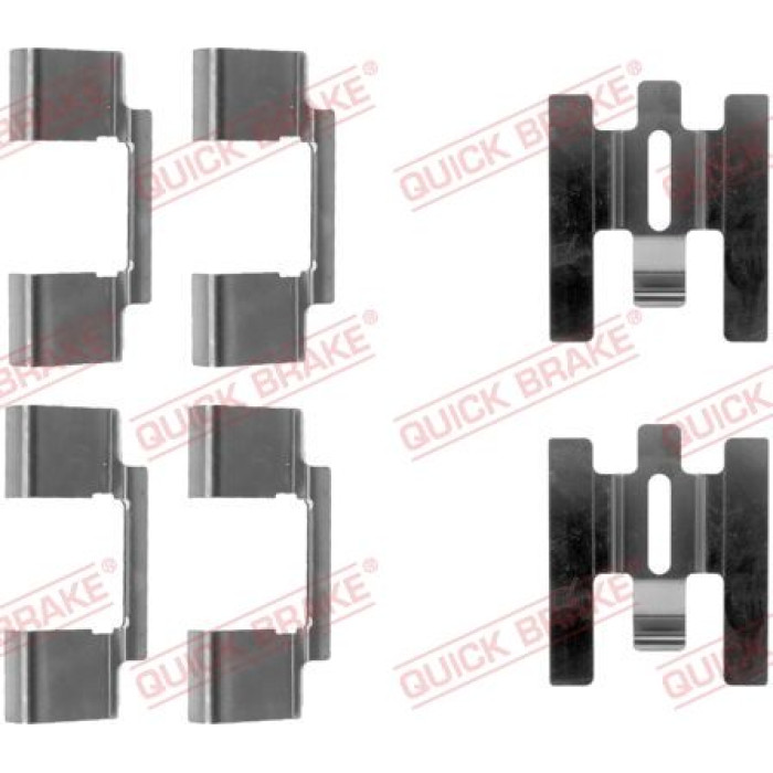 Quick Brake Montagesatz für Bremsbeläge 109-1160 Quick Brake Montagesatz für Bremsbeläge 109-1160