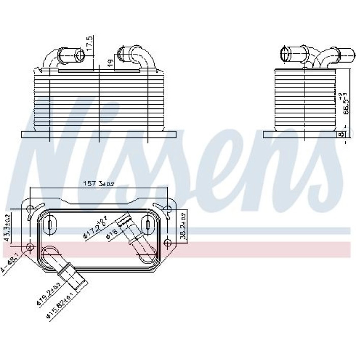 Nissens Ölkühler PKW 91237 Nissens Ölkühler PKW 91237