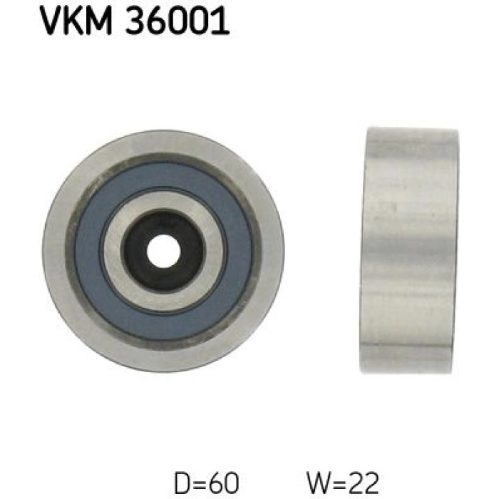 SKF Keilrippenriemen-Umlenkrolle VKM 36001
