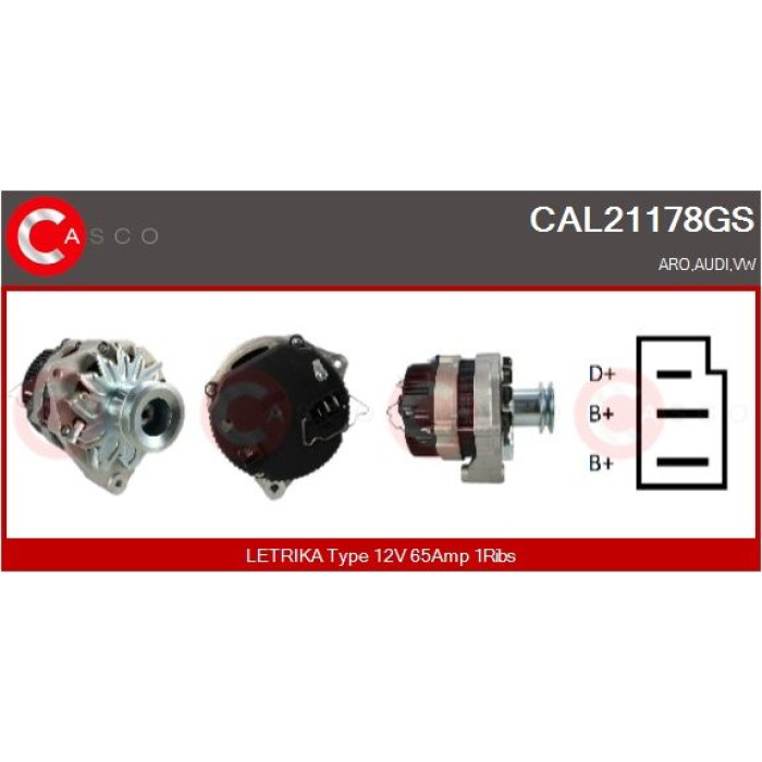 CASCO Generator CAL21178GS CASCO Generator CAL21178GS