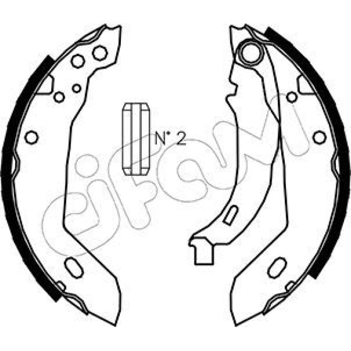 CIFAM Bremsbackensatz 153-344