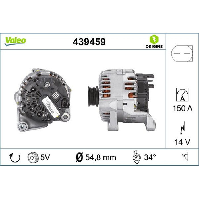 Valeo Lichtmaschine 439459 Valeo Lichtmaschine 439459