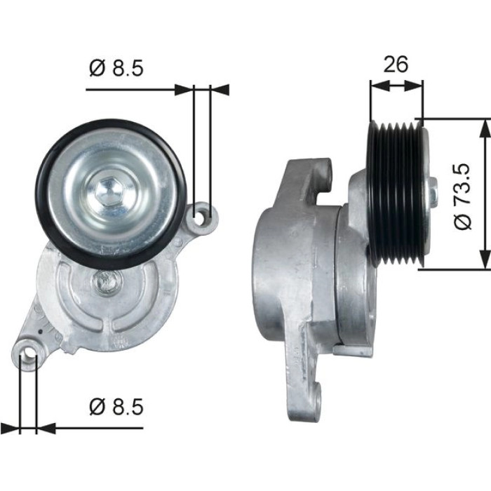 Gates Spannrolle T39279 Gates Spannrolle T39279