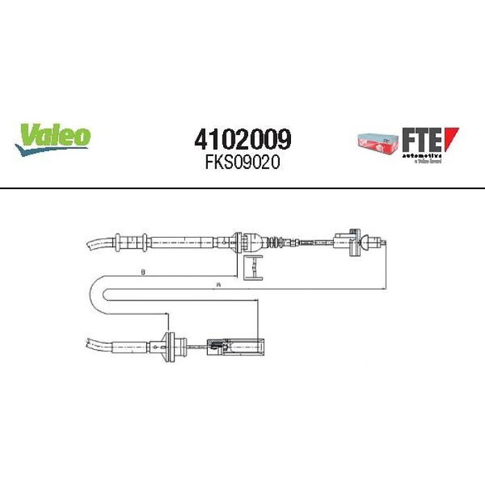 FTE Seilzug, Kupplungsbetätigung 4102009 FTE Seilzug, Kupplungsbetätigung 4102009