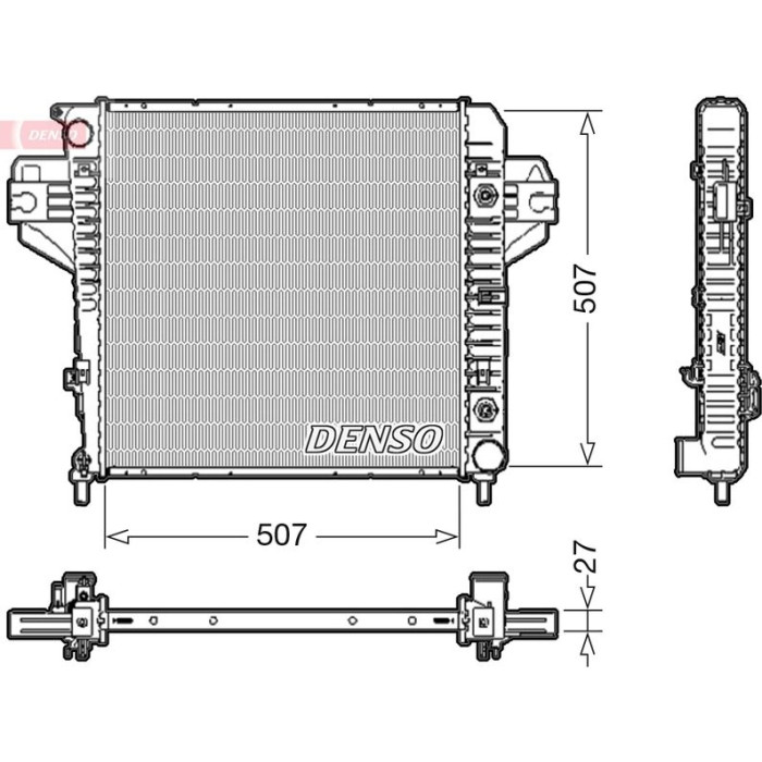 Denso Motorkühler DRM06033 Denso Motorkühler DRM06033